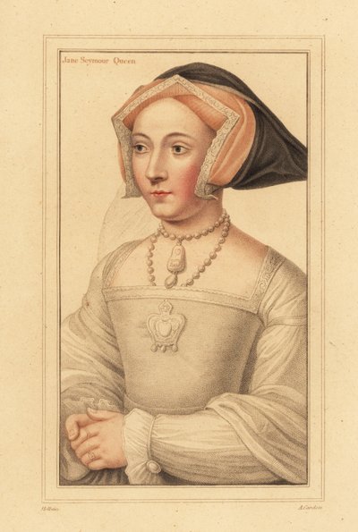 جين سيمور ، ملكة إنجلترا ، الزوجة الثالثة للملك هنري الثامن ، 1812 (نقش) بواسطة هانز (بعد) هولبين الأصغر