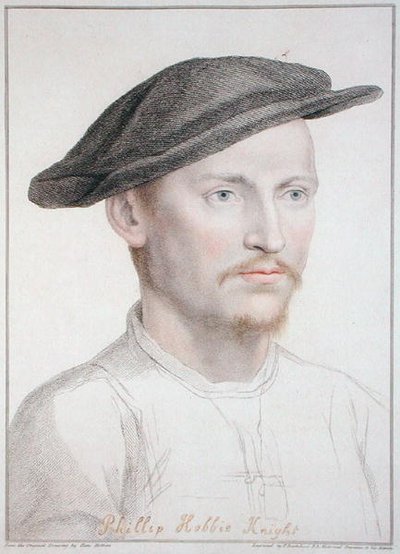 فيليب هوبي نقش بقلم فرانشيسكو بارتولوزي (1727-1815) 1796 (نقش) بواسطة هانز (بعد) هولبين الأصغر