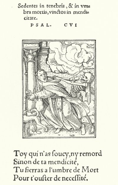 The Mendicant Friar, or Monk (engraving) بواسطة هانز (بعد) هولبين الأصغر