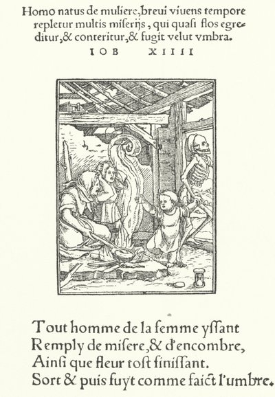 The Mother and Young Child (engraving) بواسطة هانز (بعد) هولبين الأصغر
