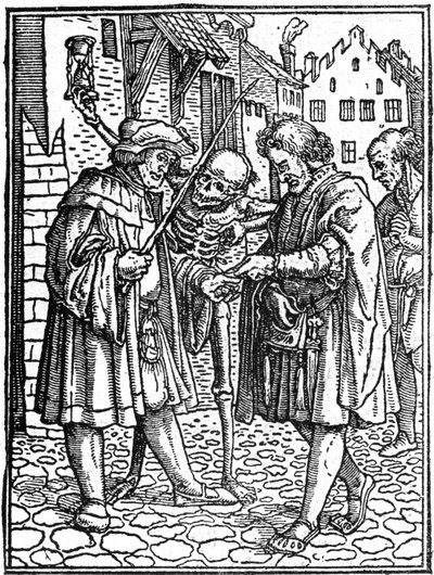 الموت الوهمي لهانس هولباين الأصغر (1497-1543): المحامي (نقش) بواسطة هانز (بعد) هولبين الأصغر