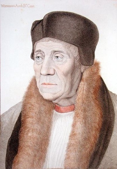 ويليام ورهام (1450-1532) نقش فرانشيسكو بارتولوزي (1727-1815) (نقش) بواسطة هانز (بعد) هولبين الأصغر