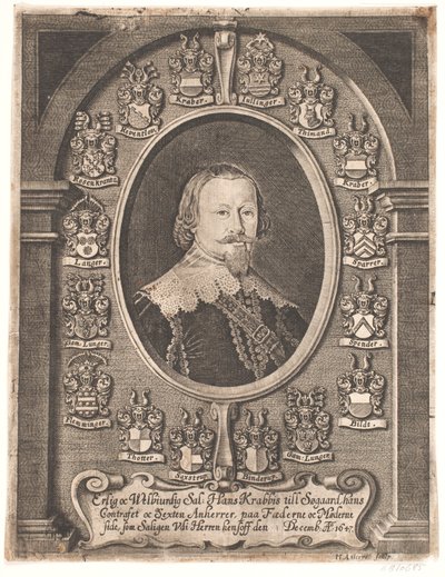 Hans Krabbe إلى Søgård. من خطبة الجنازة 1648 بواسطة هانز أندرياس جرايز