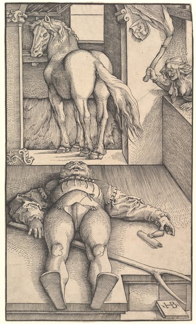 The Bewitched Groom، ca. 1544. بواسطة هانز بالدونج
