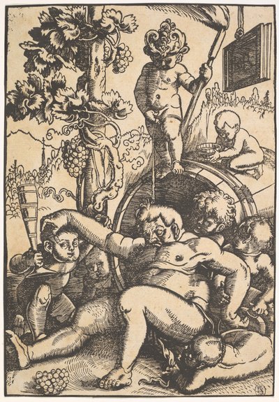 The Drunk Bacchus ، كاليفورنيا. 1520. بواسطة هانز بالدونج