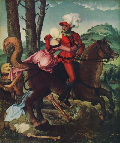 الفارس ، الفتاة الصغيرة والموت ، c1510 ، 1939 بواسطة هانز بالدونج