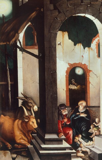 الميلاد ، بواسطة هانز بالدونغ (1484-1485 - 1545) ، لوحة بواسطة هانز بالدونج جرين