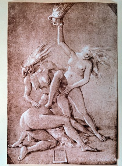 ثلاث ساحرات رسم بواسطة هانز بالدونغ ديت جرين (1484-1545) بواسطة هانز بالدونج جرين