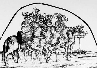 فرقة من عازفي الطبول ، من مكسيمليانس موكب النصر ، 1516-1818 بواسطة هانز برجكمير