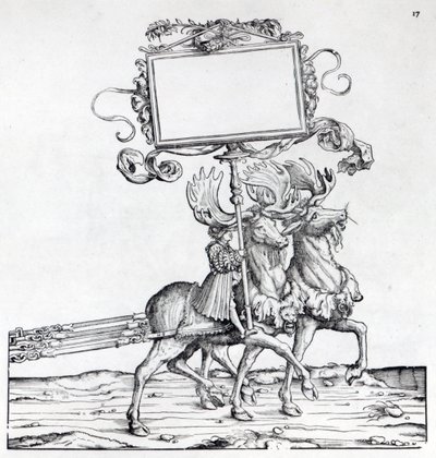 مشهد من موكب النصر في ماكسيميليان ، c.1516-18 (نقش خشبي) بواسطة هانز برجكمير