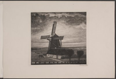 مطحنة بواسطة Hans Christian Gether Caspersen