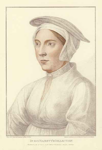 امرأة مجهولة (أكواتينت) بواسطة Hans Holbein der Jüngere