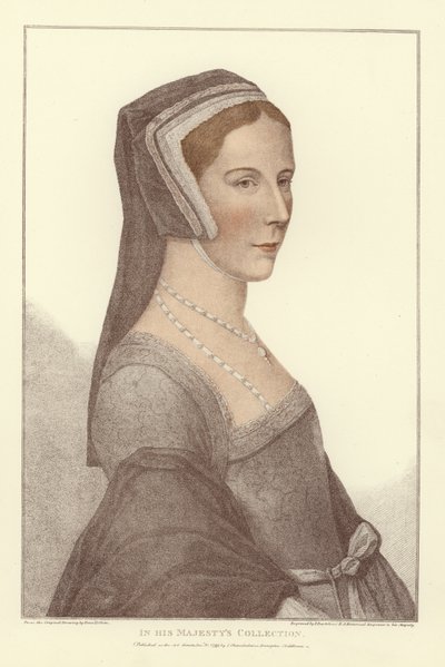 امرأة مجهولة (أكواتينت) بواسطة Hans Holbein der Jüngere