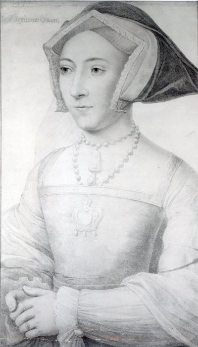 جين سيمور ، c.1536 (الطباشير والقلم والحبر) بواسطة هانز هولبين الأصغر