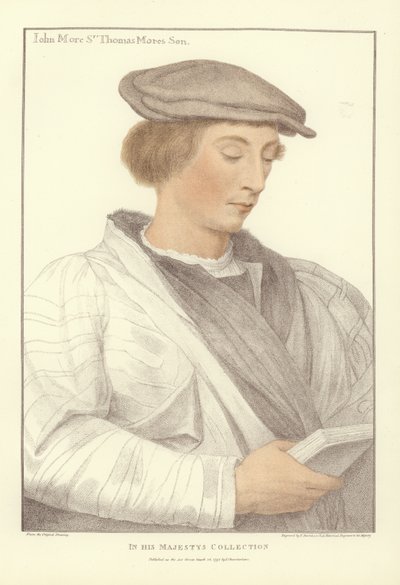 جون مور ، ابن السير توماس مور (أكواتينت) بواسطة Hans Holbein der Jüngere