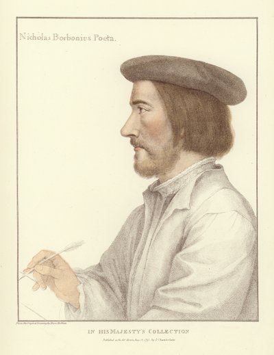 نيكولاس بوربونيوس (أكواتينت) بواسطة Hans Holbein der Jüngere