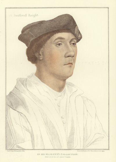 السير ريتشارد ساوثويل (أكواتينت) بواسطة Hans Holbein der Jüngere
