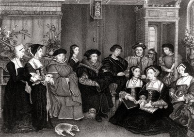 عائلة توماس مور (1478-1535) ، مستشار إنجلترا بواسطة هانز هولبين الأصغر
