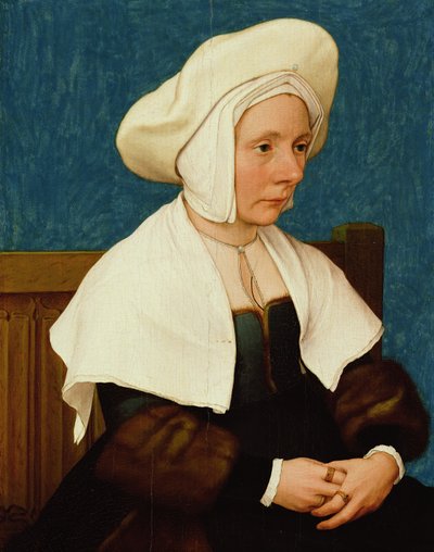 امرأة ، 1532-34 (درجة حرارة وزيت على لوح بلوط) بواسطة Hans Holbein der Jüngere
