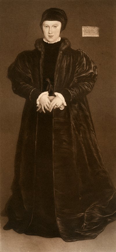 كريستينا من الدنمارك ، دوقة ميلان ، 1538 ، 1902 بواسطة هانز هولبين الأصغر