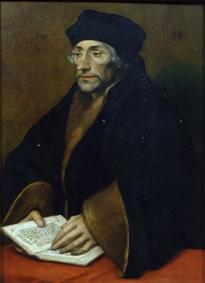 صورة لإراسموس روتردام 1467-1536 ، 1530 بواسطة هانز هولبين الأصغر