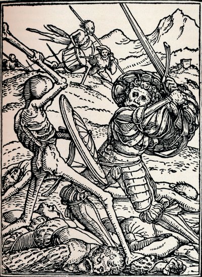 الفارس والموت ، 1538 ، 1917 بواسطة هانز هولبين الأصغر