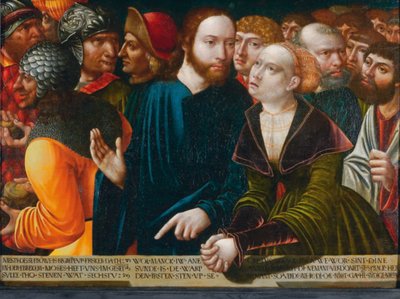 المسيح والزانية بواسطة هانز كيمر