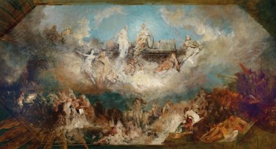 غرق كنز Nibelungen في نهر الراين ، 1882-1884. بواسطة هانز ماكارت