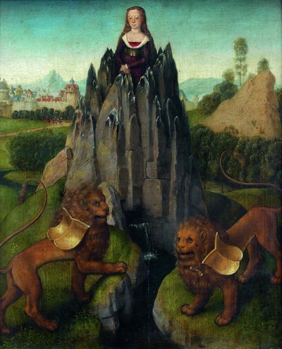 رمزية العفة ، 1475. بواسطة Hans Memling