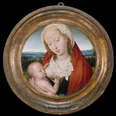 العذراء والطفل ، كاليفورنيا. 1475-80. بواسطة هانز مملينج