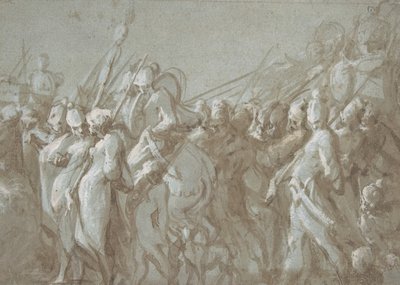 موكب عسكري ، القرن السادس عشر. بواسطة هانز مونت