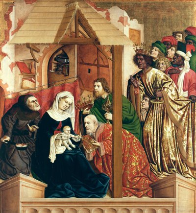 عشق المجوس. اجنحة مذبح ويرزاتش 1437 بواسطة هانز مالتشر