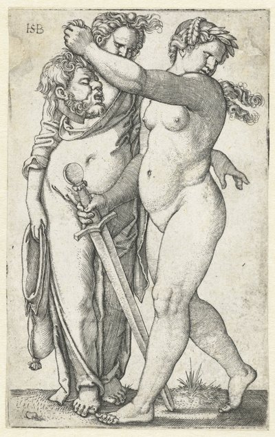 جوديث مع رئيس Holofernes والخادمة بواسطة هانز سيبالد بهام