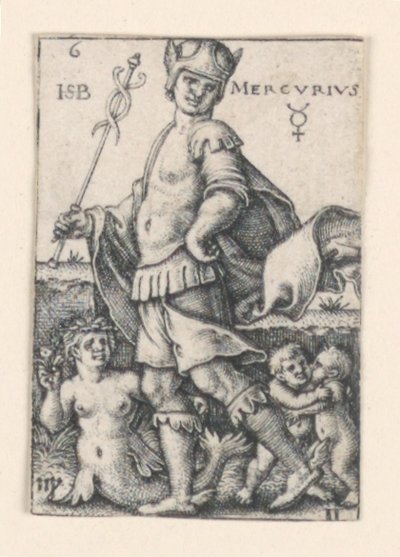 عطارد ، من The Seven Planets بواسطة هانز سيبالد بهام