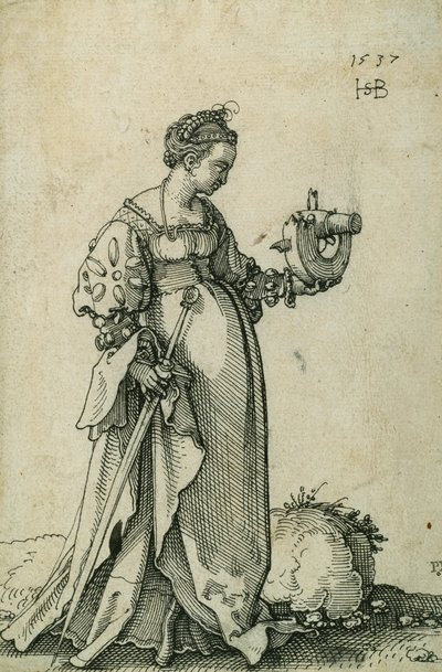 St. Catherine of Alexandria بواسطة هانز سيبالد بهام
