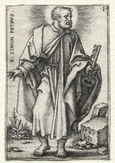 القديس سيمون بيتر ، 1545-1546. بواسطة هانز سيبالد بهام