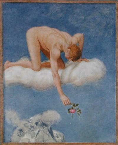 يونيو ، رسم توضيحي من "Festkalender" نُشر في لايبزيغ عام 1910 (ليثو ملون) بواسطة هانز توما