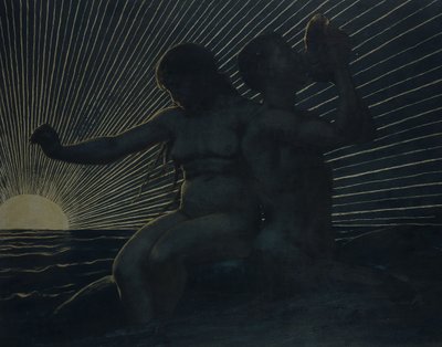 زوج تريتون ، 1892 بواسطة هانز توما