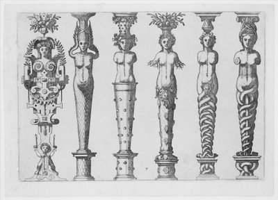 Caryatidum ... sive Atlantidum Multiformium ... ، كاليفورنيا. 1565 بواسطة هانز فريدمان دي فريس