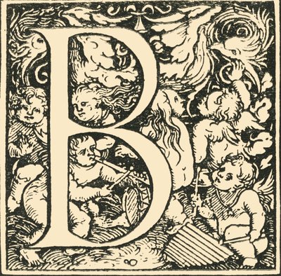ب - الأبجدية هانز ويديتز ، c1520-1521 ، 1908. بواسطة هانز ويديتز