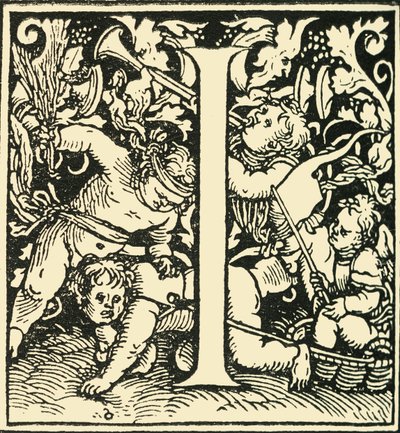 أنا - الأبجدية بقلم هانز ويديتز ، c1520-1521 ، 1908. بواسطة هانز ويديتز