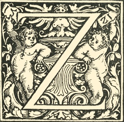 Z - الأبجدية التي كتبها هانز ويديتز ، c1520-1521 ، 1908. بواسطة هانز ويديتز