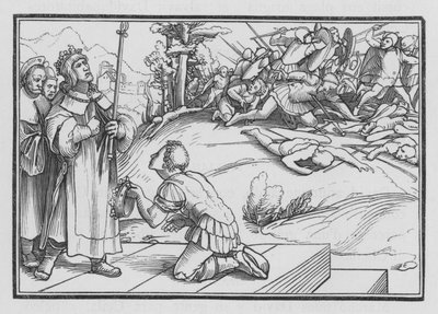 ديفيد لامينث على شاول ويوناثان ، 2 صموئيل الأول ، 11 بواسطة هانز بعد هولبين الأصغر