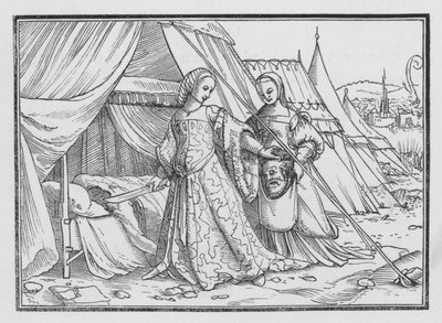 جوديث قطعت قبالة رأس هولوفيرنز ، جوديث الثالث عشر ، 8 بواسطة هانز بعد هولبين الأصغر