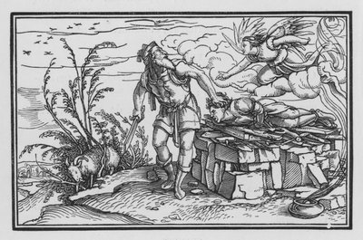 محاكمة إيمان إبراهيم ، تكوين 22 ، 10 بواسطة هانز بعد هولبين الأصغر