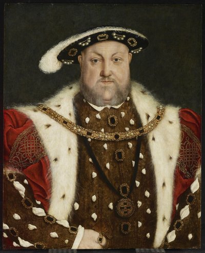 صورة لهنري الثامن ، النصف الثاني من القرن السادس عشر (زيت على لوح بلوط) بواسطة Hans circle of Holbein the Younger