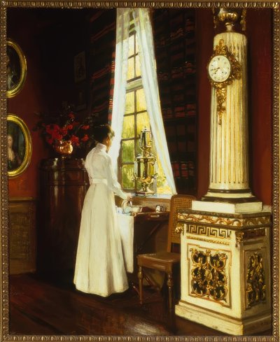 H.Slott-Möller، Morgenkaffe - Painting، 1914 بواسطة هارالد سلوت مولر