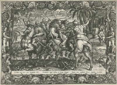 مطاردة الأسد مشاهد الصيد (عنوان المسلسل) بواسطة جان فان دير سترايت