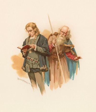 قراءة قرية ، مع وراء Polonius بواسطة هارولد كبينج