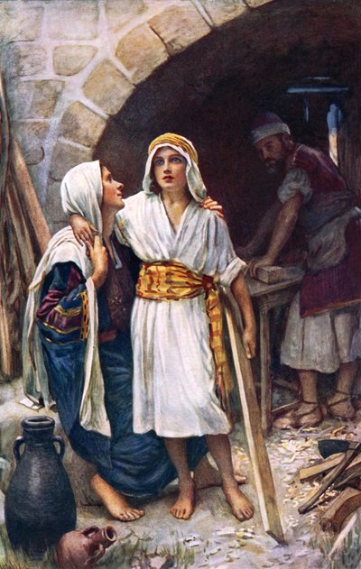يسوع المسيح مع مريم بواسطة هارولد كبينج